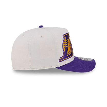Pictured is this NBA Classic LA Lakers 9FIFTY A-Frame Snapback cap in White. 6
