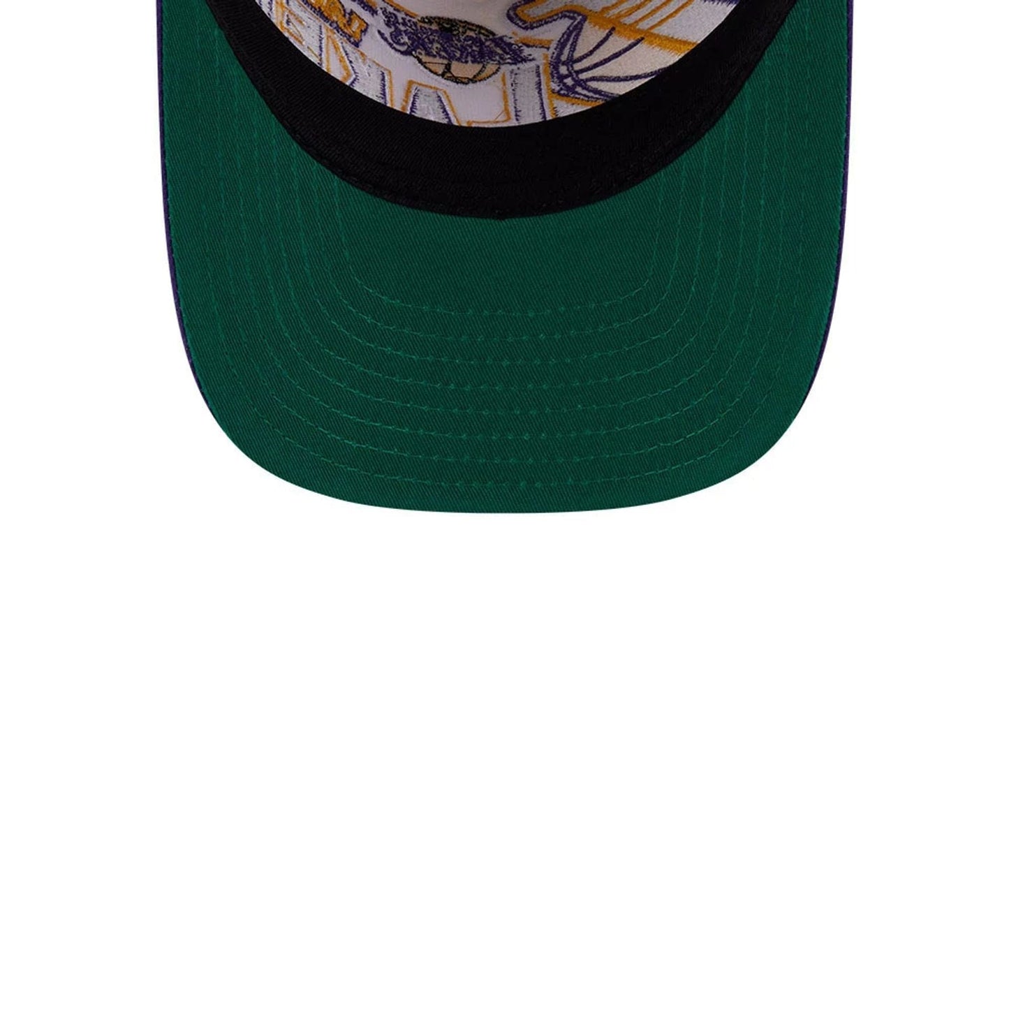 Pictured is this NBA Classic LA Lakers 9FIFTY A-Frame Snapback cap in White. 2