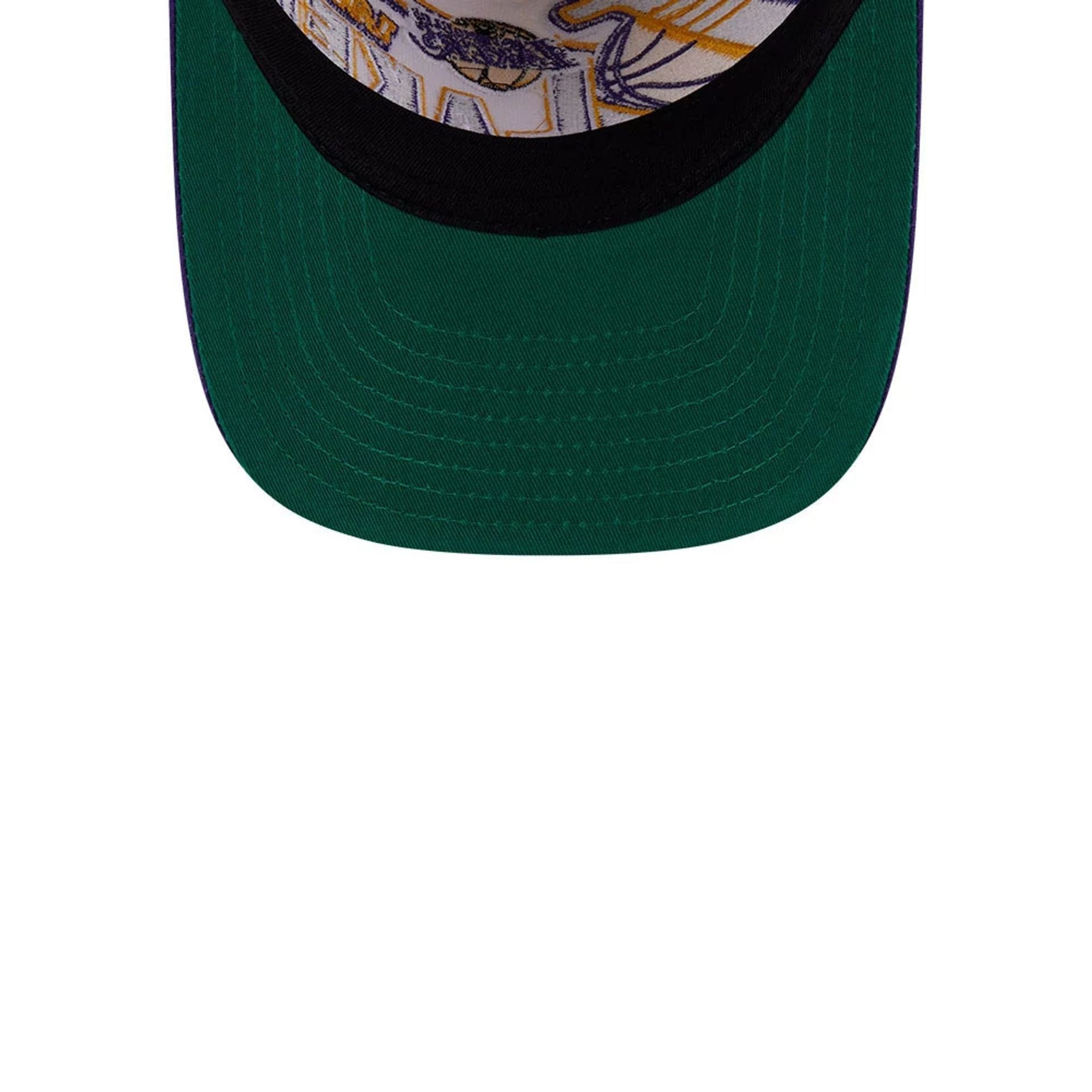 Pictured is this NBA Classic LA Lakers 9FIFTY A-Frame Snapback cap in White. 2