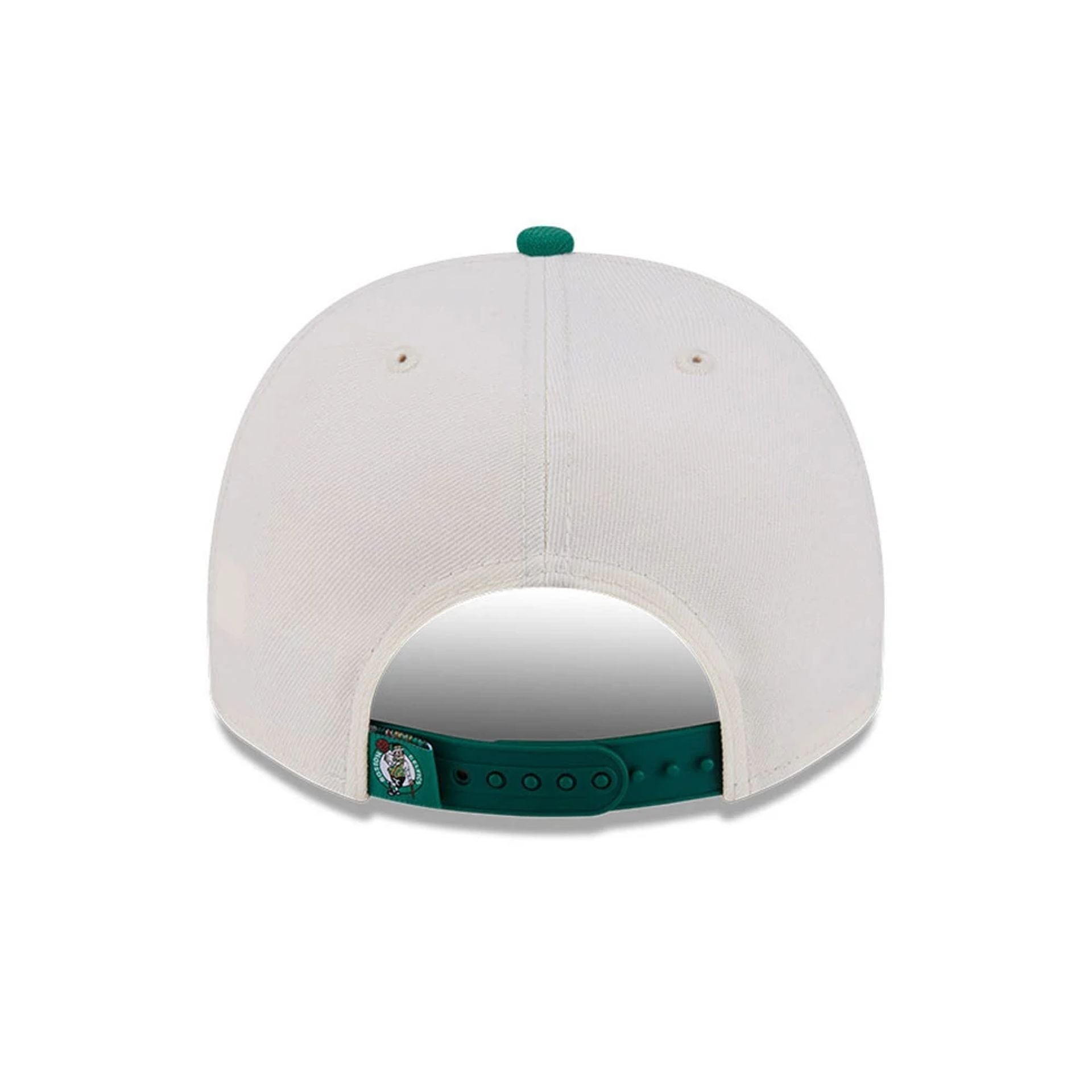 Pictured is this NBA Classic Boston Celtics 9FIFTY A-Frame Snapback cap in White. 7