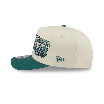 Pictured is this NFL Classic Philadelphia Eagles 9FIFTY A-Frame Snapback cap in White. 5