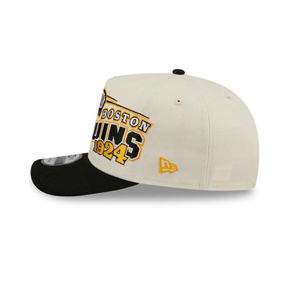 Pictured is this NHL Classic Boston Bruins 9FIFTY A-Frame Snapback cap in White. 5