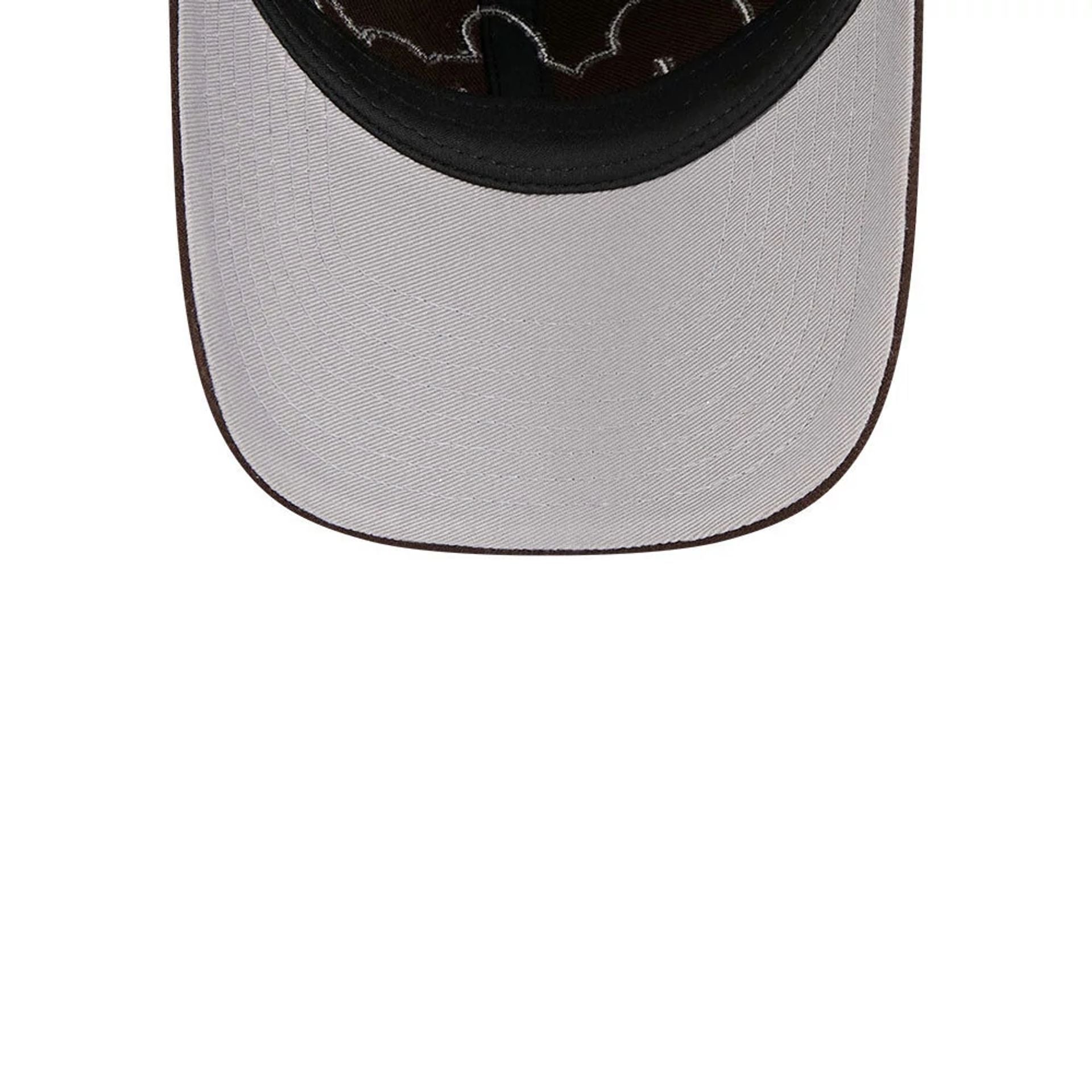 Pictured is this MLB Rhinestone San Diego Padres Casual Classic cap in dark brown. 2