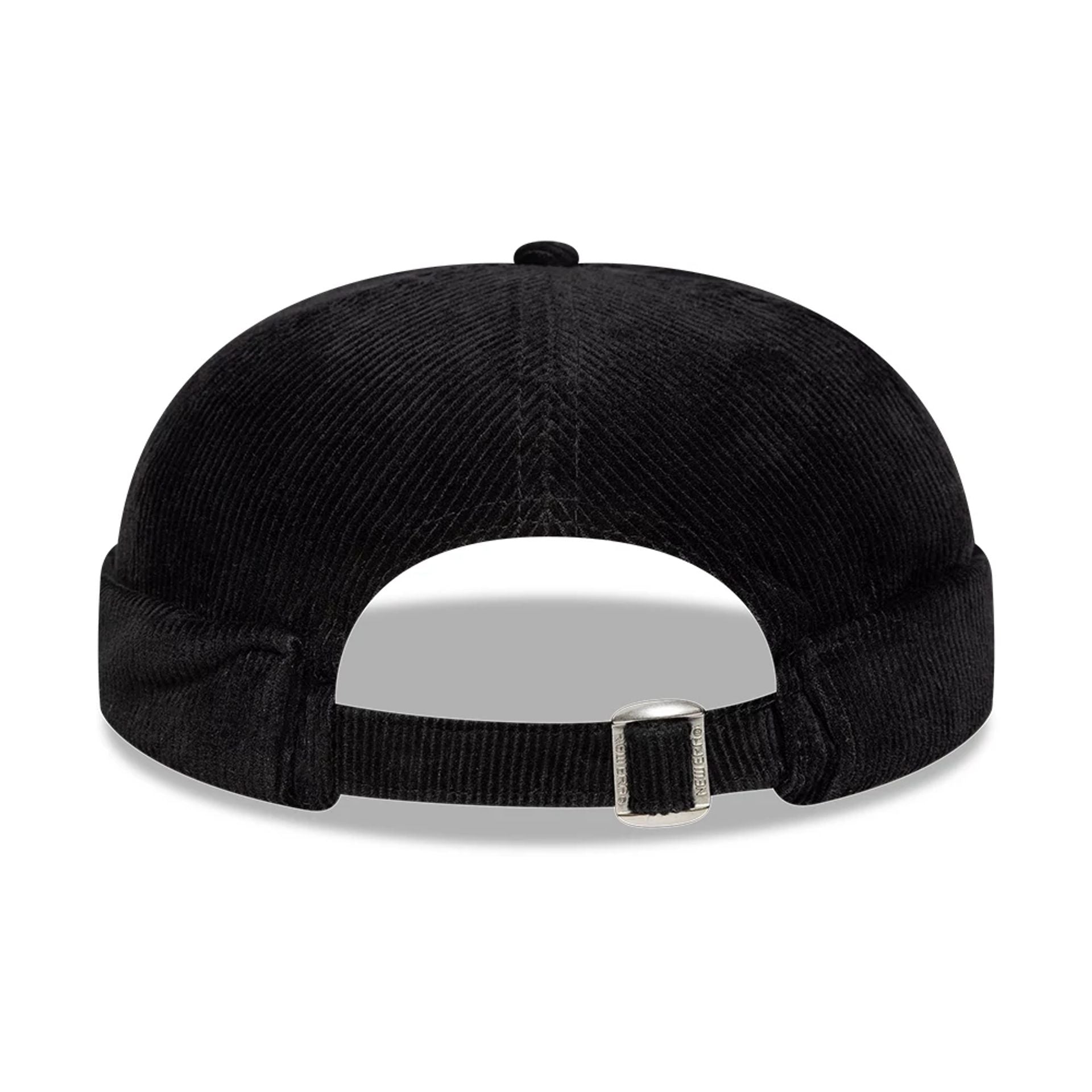 New Era Cord Black Docker Adjustable Hat 2