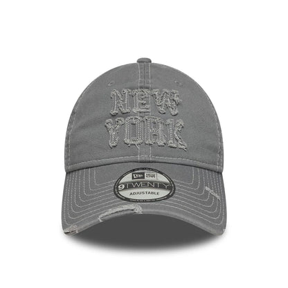 This is a  New Era New York Washed Grey 9TWENTY Adjustable Cap 2