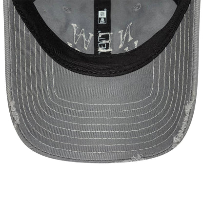 This is a  New Era New York Washed Grey 9TWENTY Adjustable Cap 4