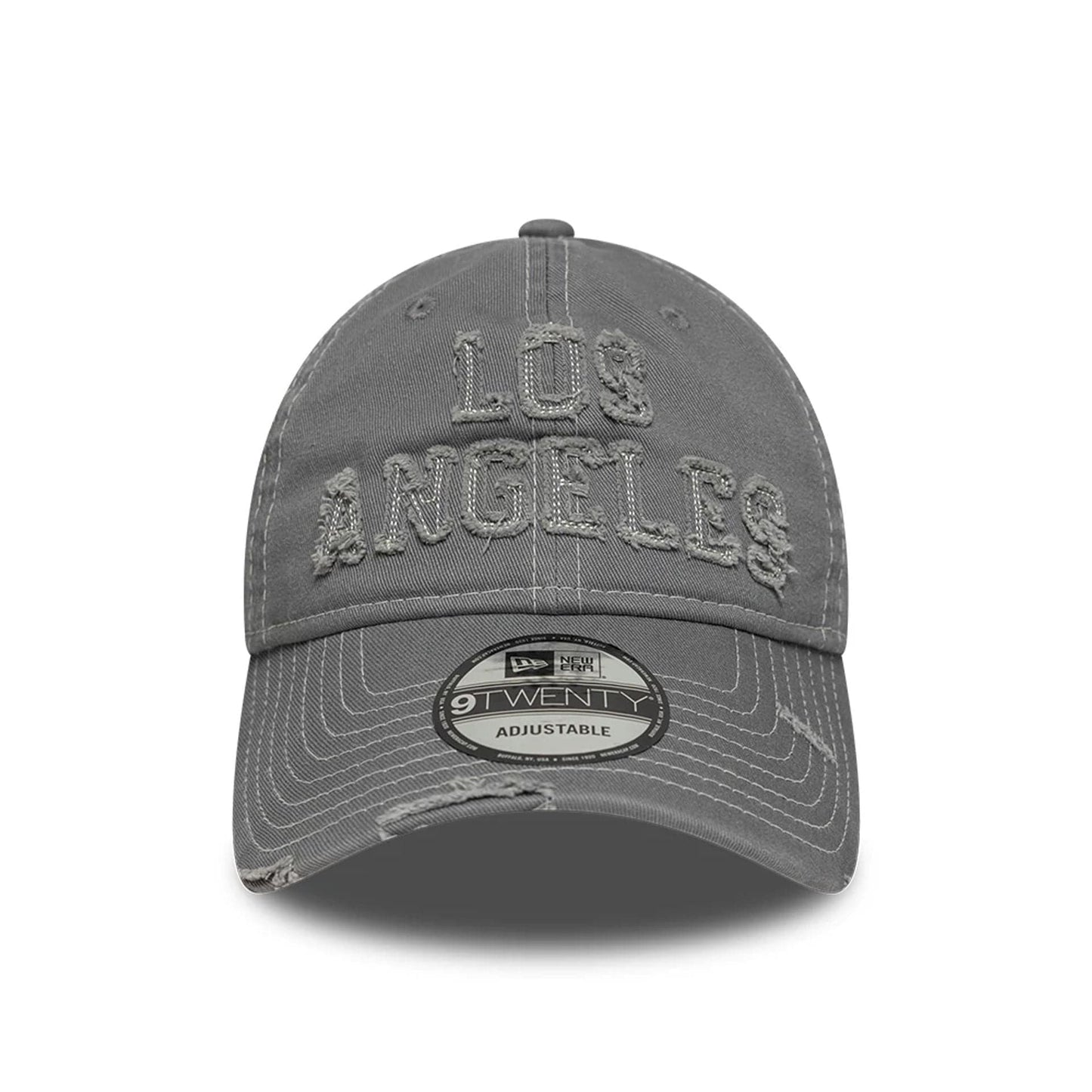 This is a  New Era Los Angeles Washed Grey 9TWENTY Adjustable Cap 2