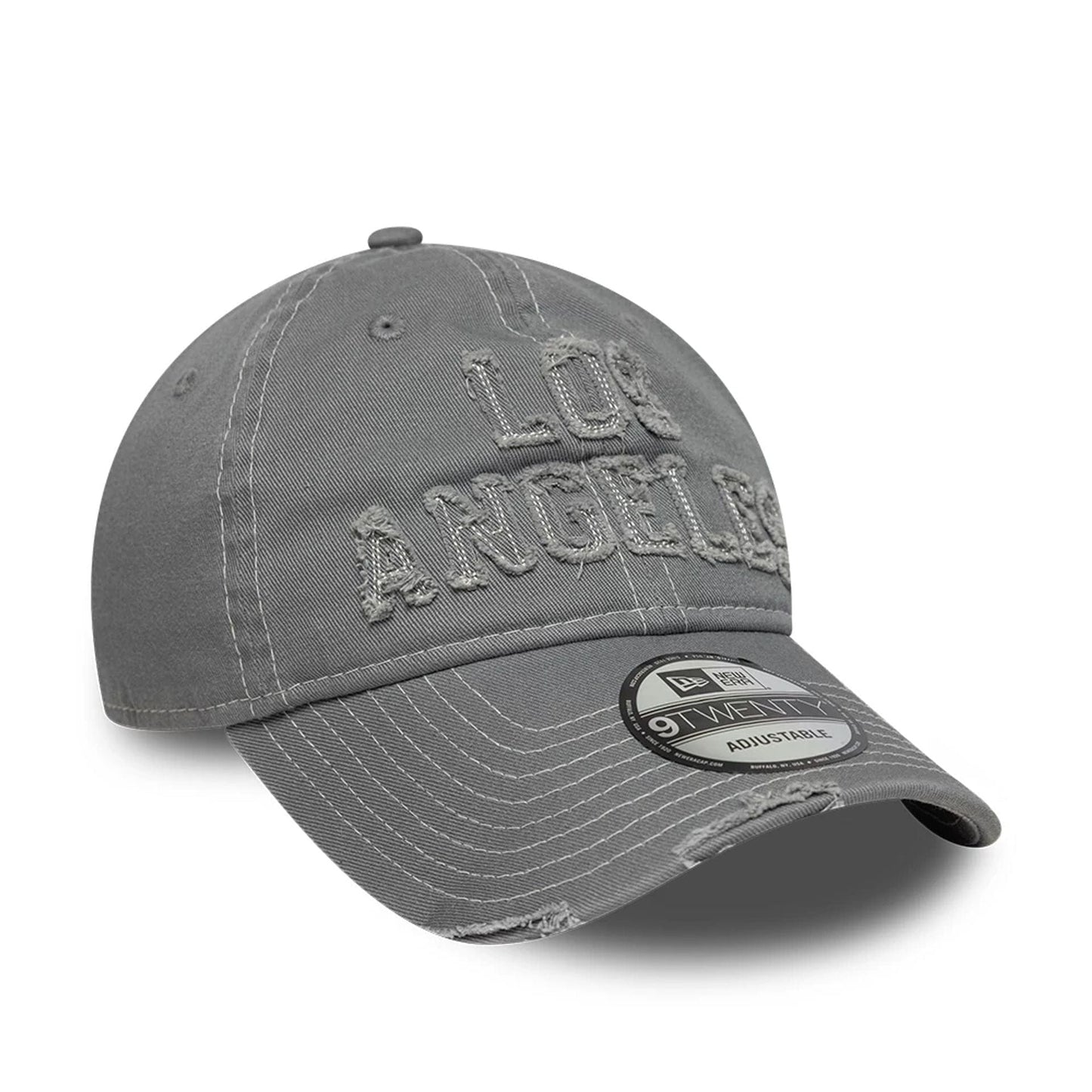 This is a  New Era Los Angeles Washed Grey 9TWENTY Adjustable Cap 3