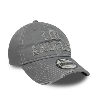 This is a  New Era Los Angeles Washed Grey 9TWENTY Adjustable Cap 3