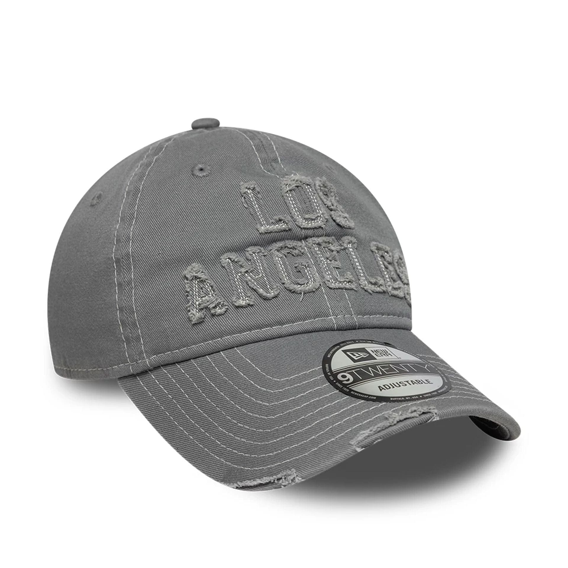 This is a  New Era Los Angeles Washed Grey 9TWENTY Adjustable Cap 3