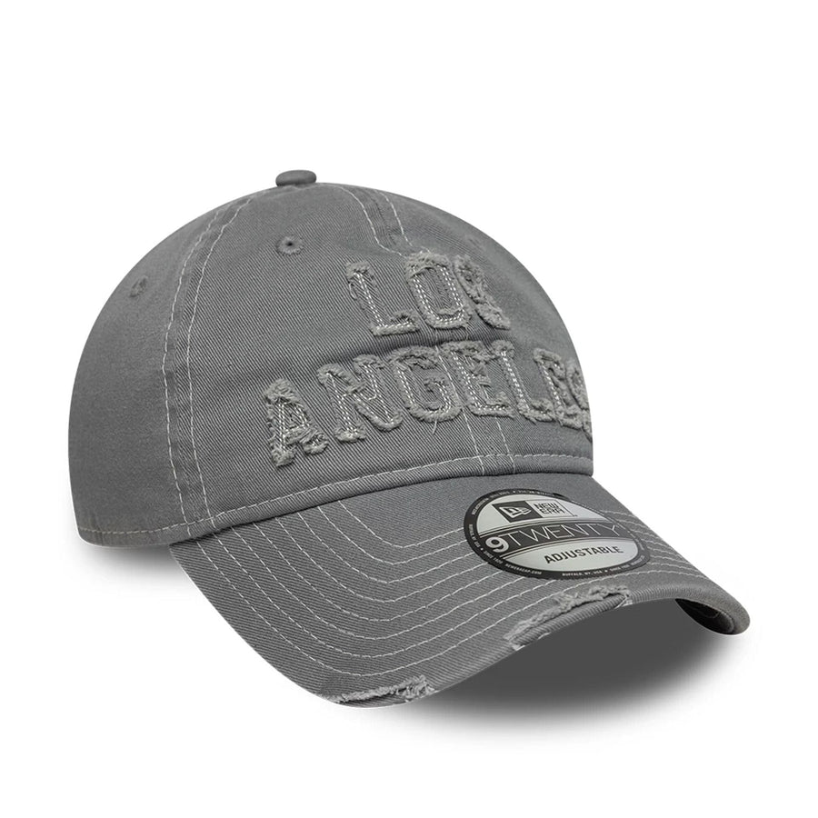 This is a  New Era Los Angeles Washed Grey 9TWENTY Adjustable Cap 3