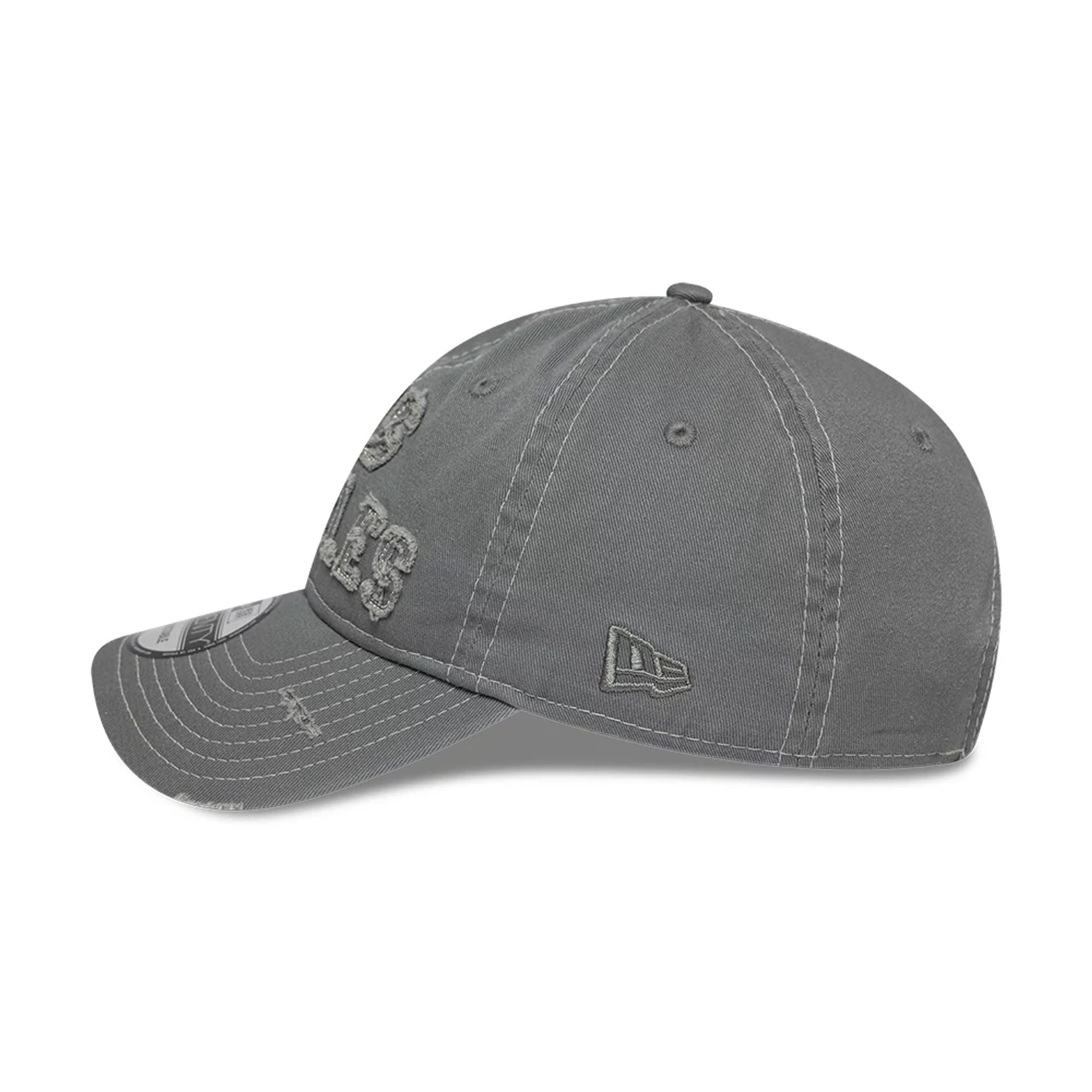 This is a  New Era Los Angeles Washed Grey 9TWENTY Adjustable Cap 6