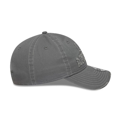 This is a  New Era Los Angeles Washed Grey 9TWENTY Adjustable Cap 7