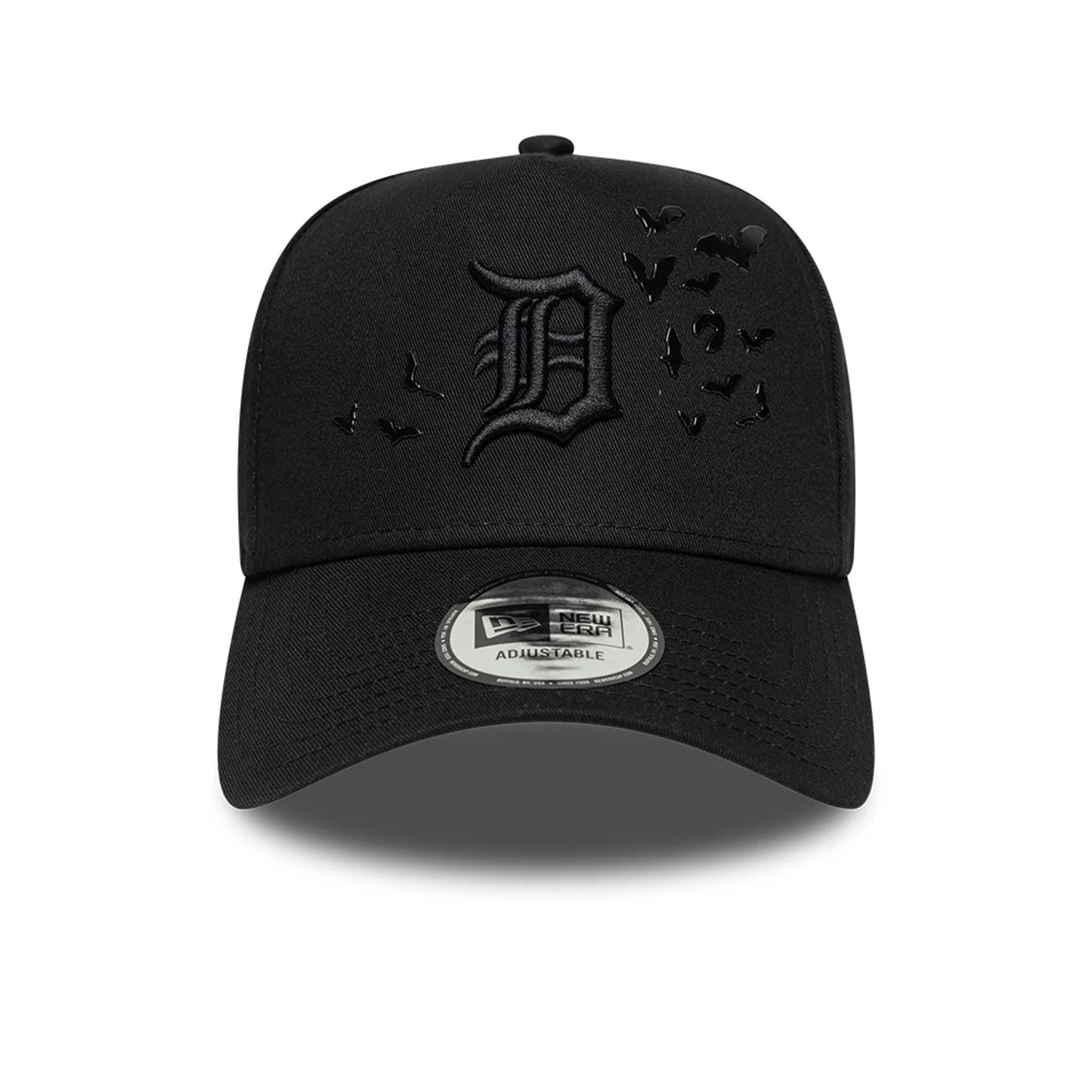 This is a Detroit Tigers MLB Bats Black 9FORTY E-Frame Adjustable Cap 2