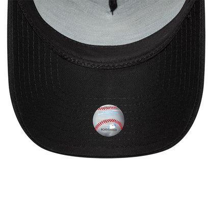 This is a Chicago White Sox MLB Bats Black 9FORTY E-Frame Adjustable Cap 7