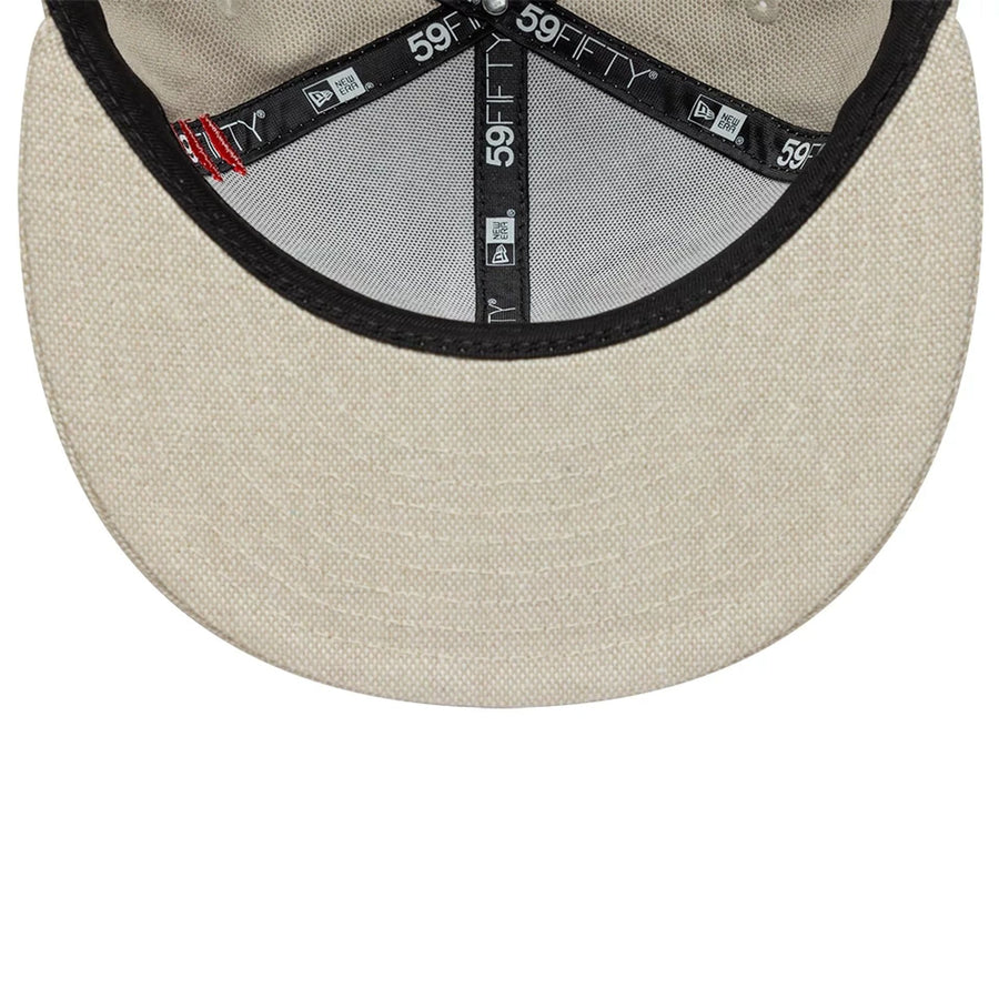 This is a  New Era Voodoo Doll Light Beige 59FIFTY Fitted Cap 7