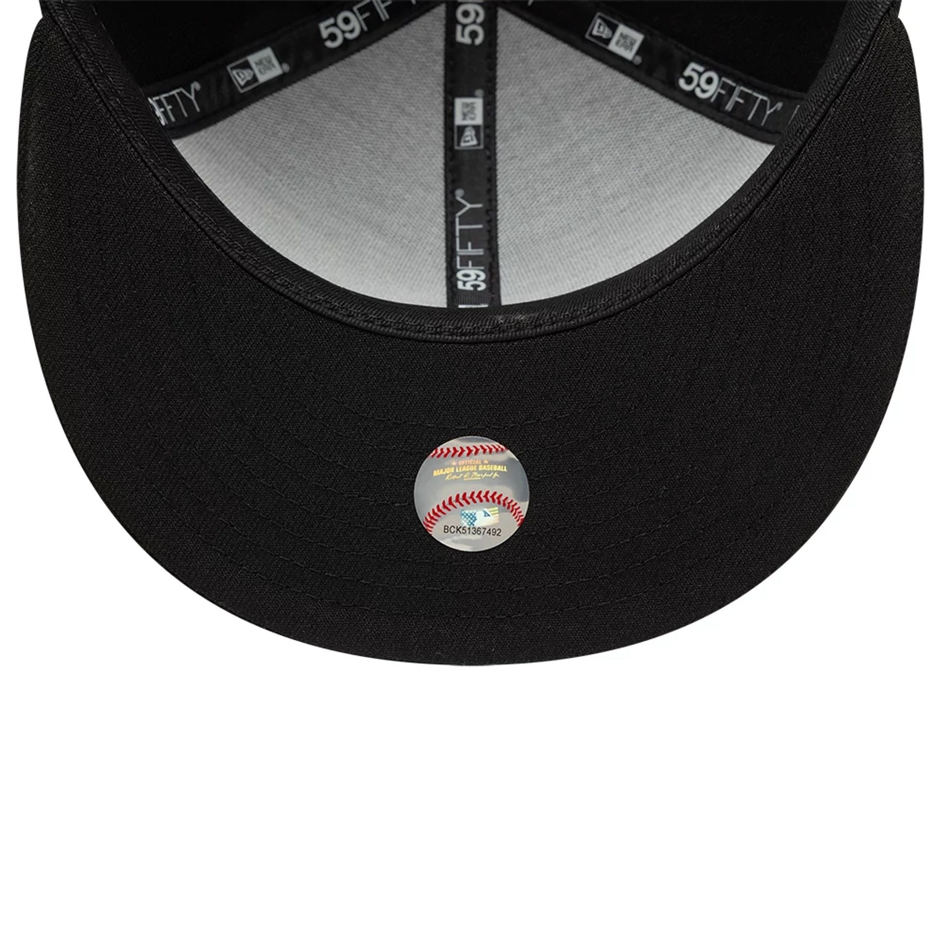 This is a New York Yankees MLB Spider Web Black 59FIFTY Fitted Cap 7