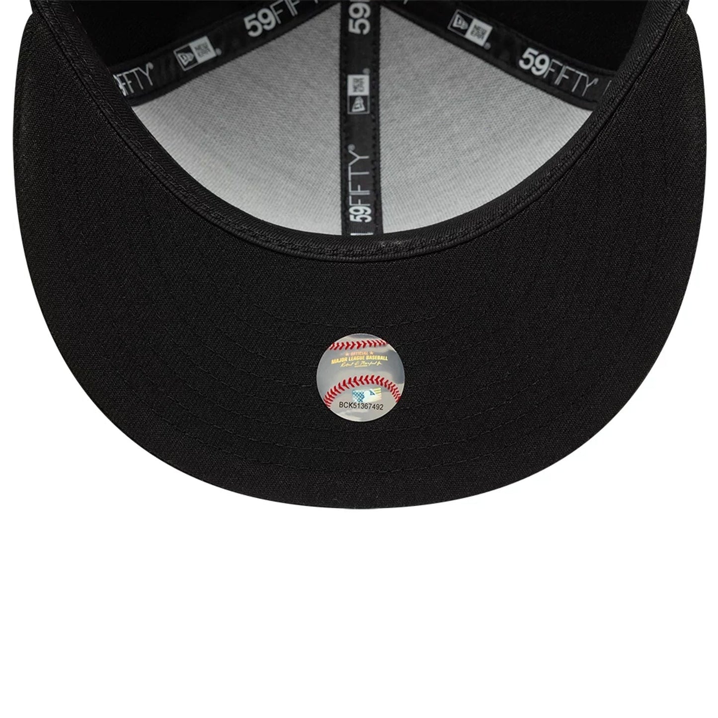 This is a New York Yankees MLB Spider Web Black 59FIFTY Fitted Cap 7