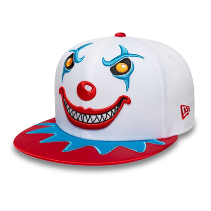 This is a  New Era Clown Face White 59FIFTY Fitted Cap 1