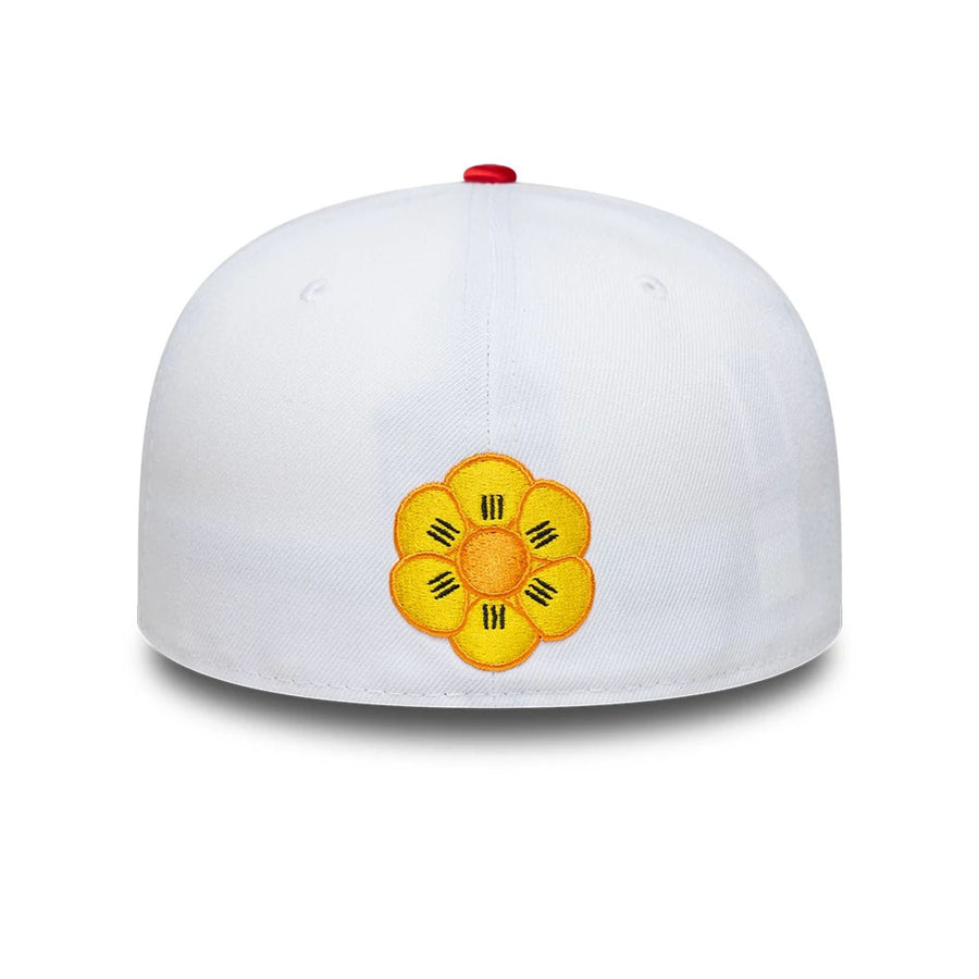This is a  New Era Clown Face White 59FIFTY Fitted Cap 4