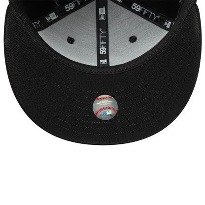 This is a Chicago White Sox MLB Wire Black 59FIFTY Fitted Cap 7