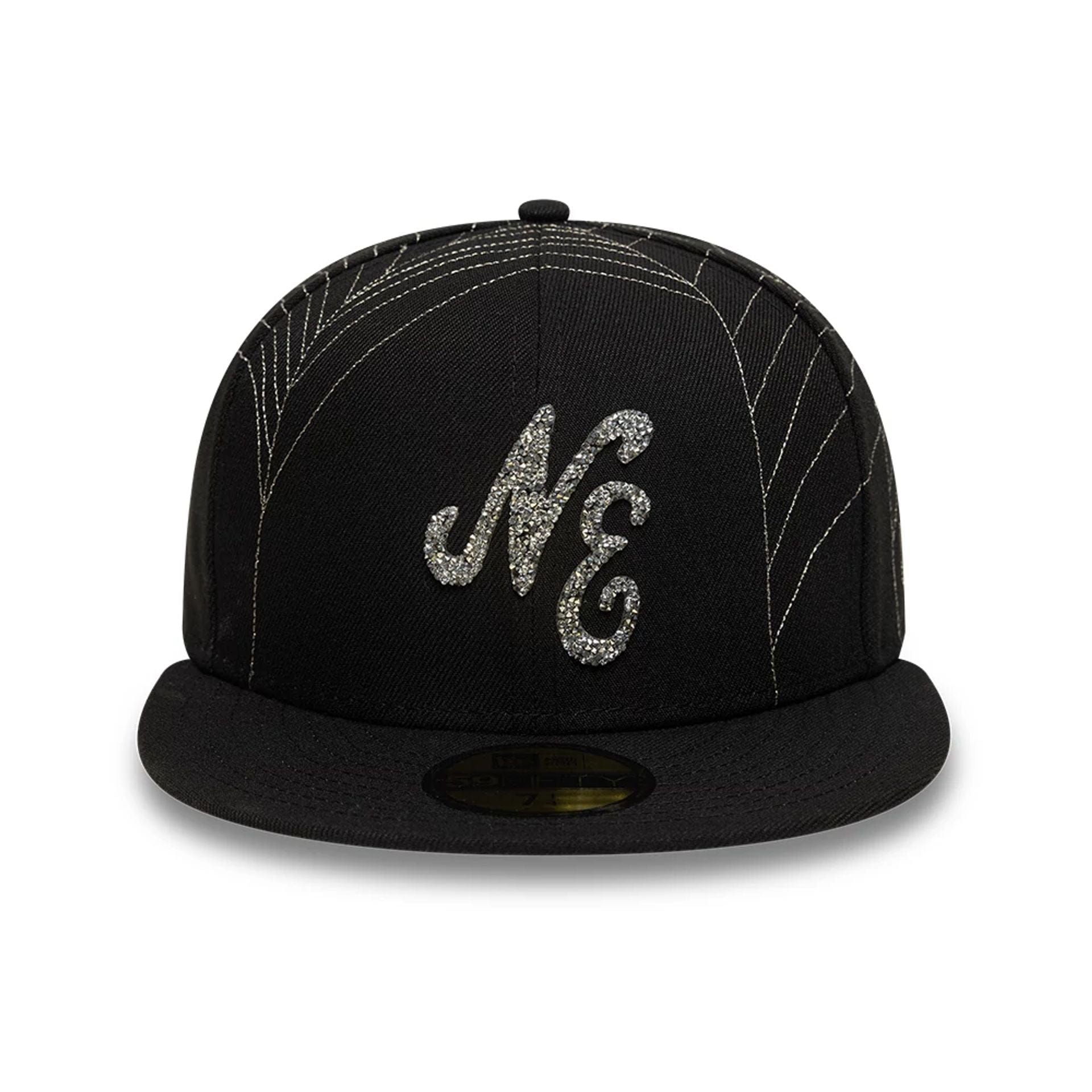 This is a  New Era Spider Web Black 59FIFTY Fitted Cap 2