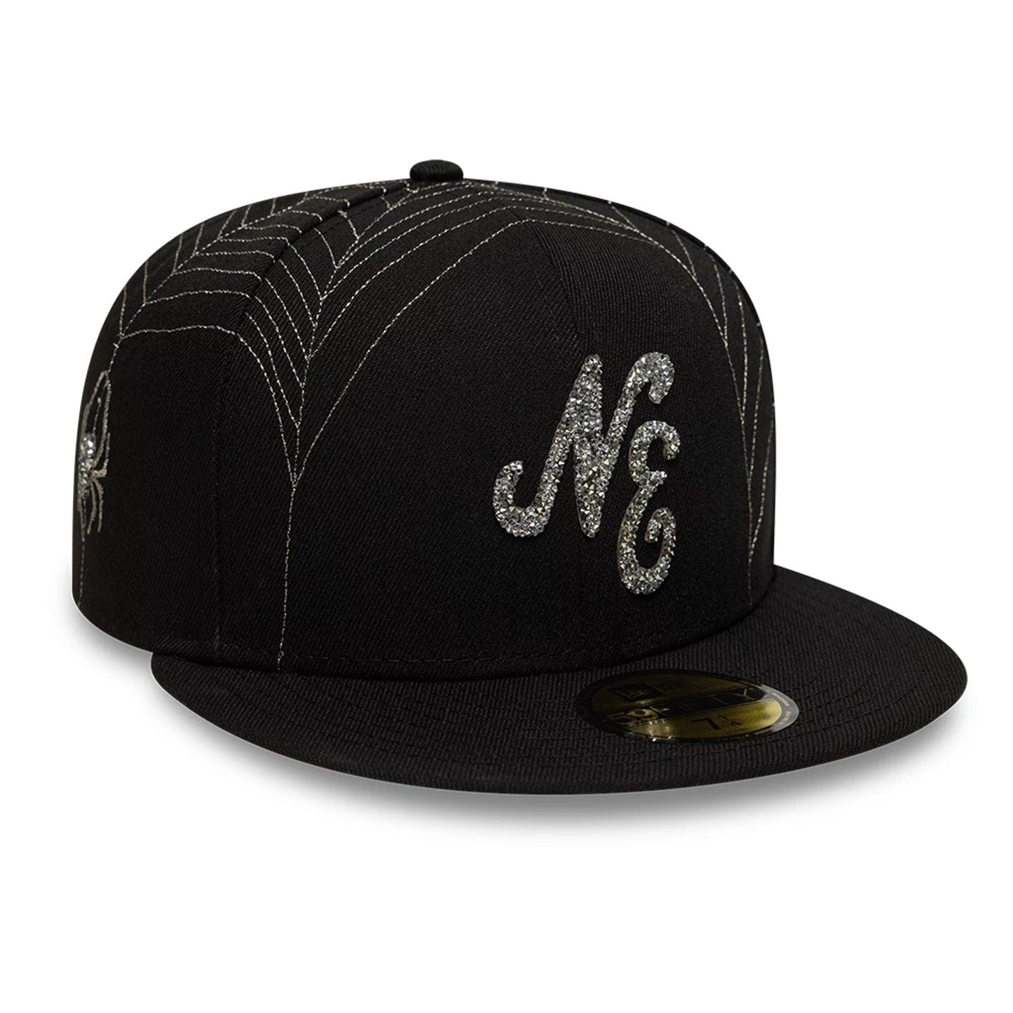 This is a  New Era Spider Web Black 59FIFTY Fitted Cap 3