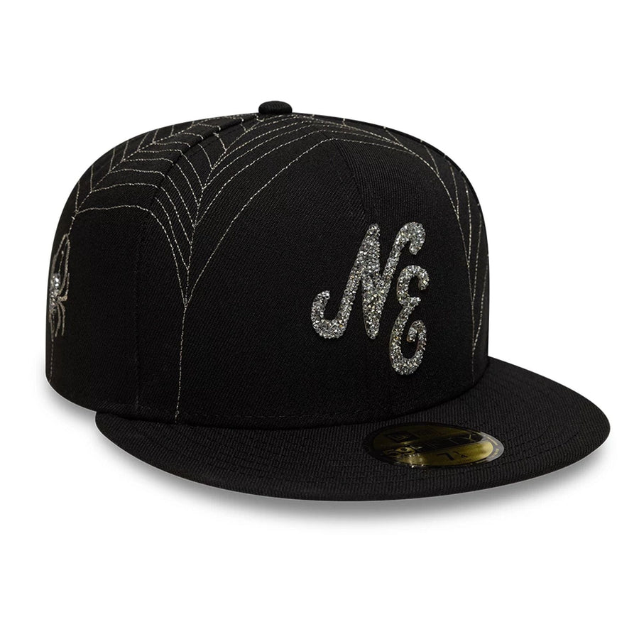 This is a  New Era Spider Web Black 59FIFTY Fitted Cap 3