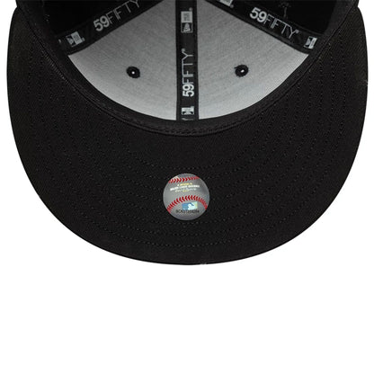 This is a Detroit Tigers MLB Wire Black 59FIFTY Fitted Cap 7