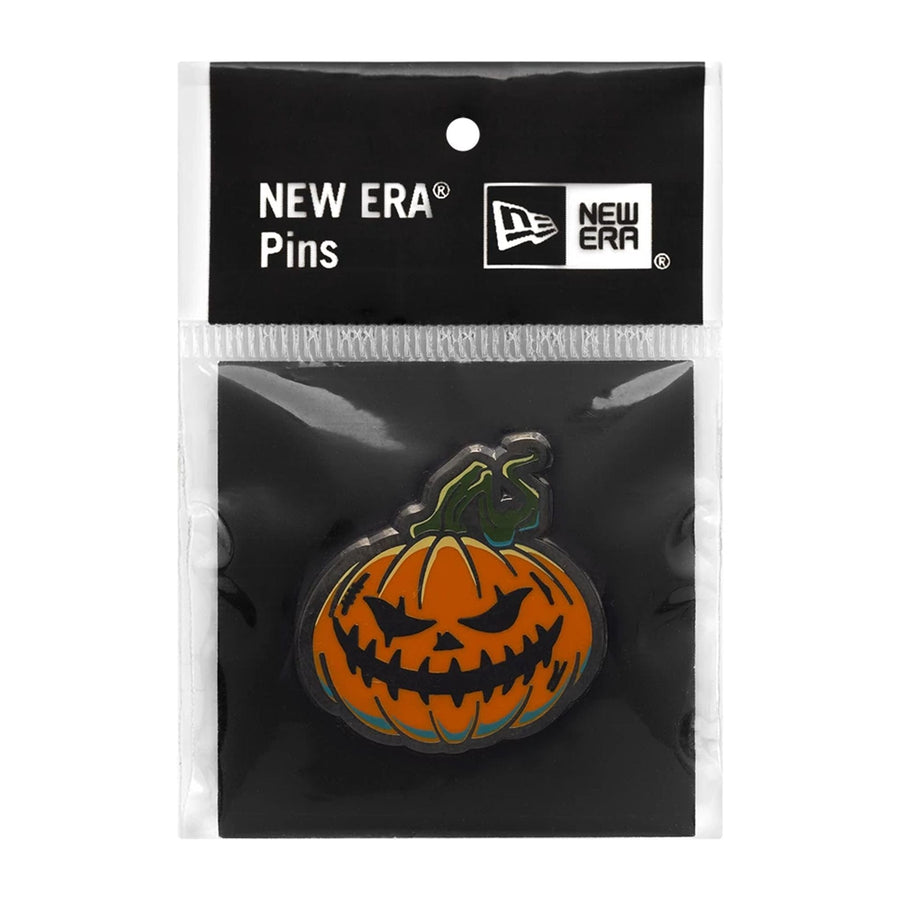 This is a  New Era Pumpkin Orange Pin Badge  2
