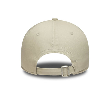 This is a  New Era Slogan Light Beige 9TWENTY Adjustable Cap 5