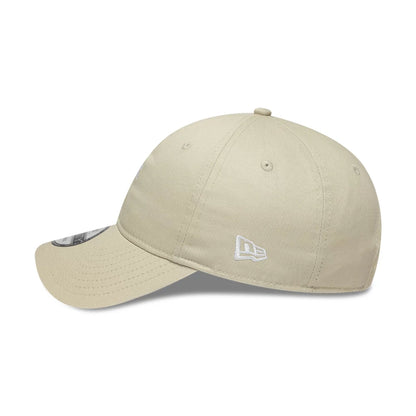 This is a  New Era Slogan Light Beige 9TWENTY Adjustable Cap 4