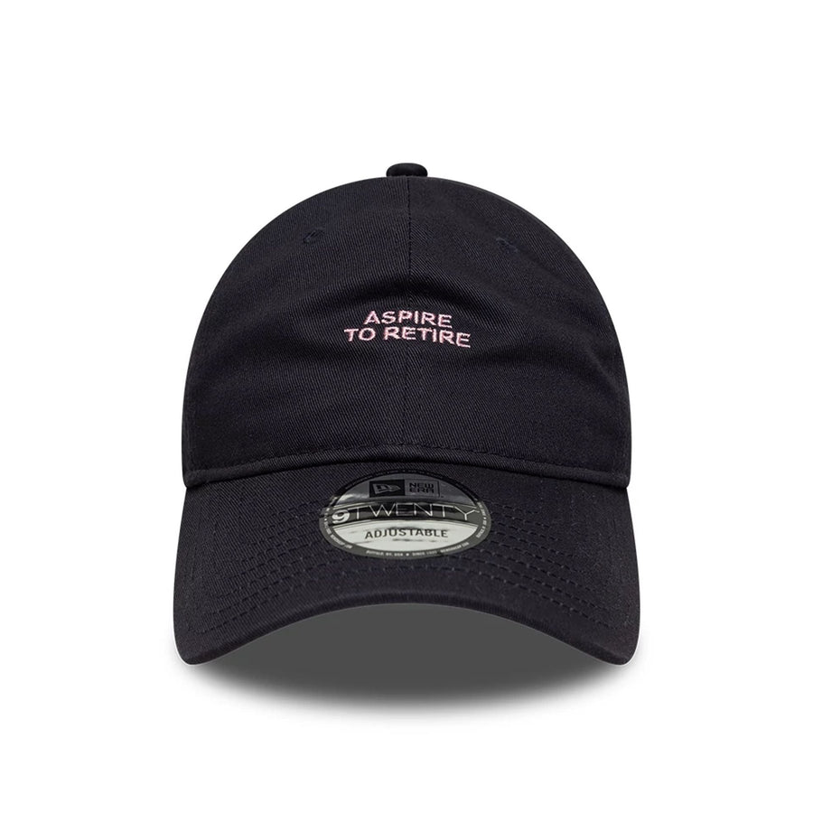 This is a  New Era Slogan Navy 9TWENTY Adjustable Cap 2