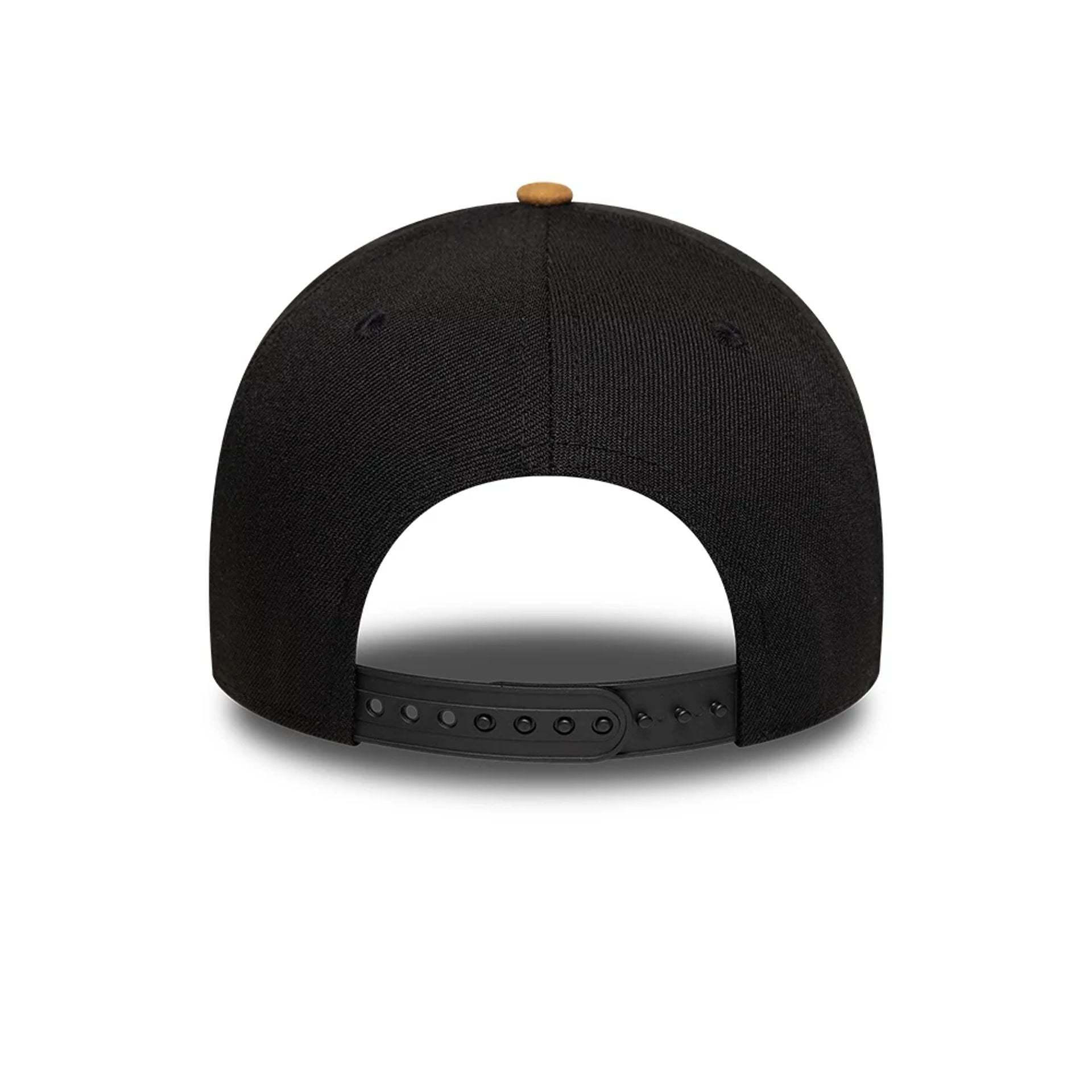 This is a Chicago White Sox MLB Suede Visor Black 9FORTY E-Frame Adjustable Cap 6