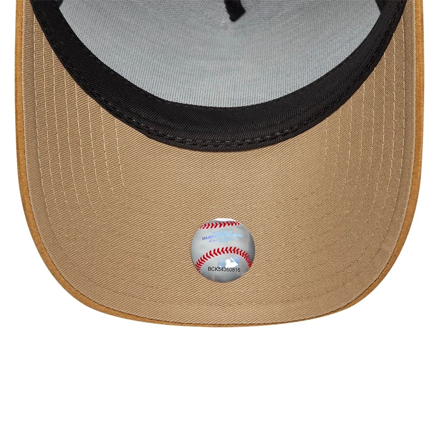 This is a Chicago White Sox MLB Suede Visor Black 9FORTY E-Frame Adjustable Cap 7