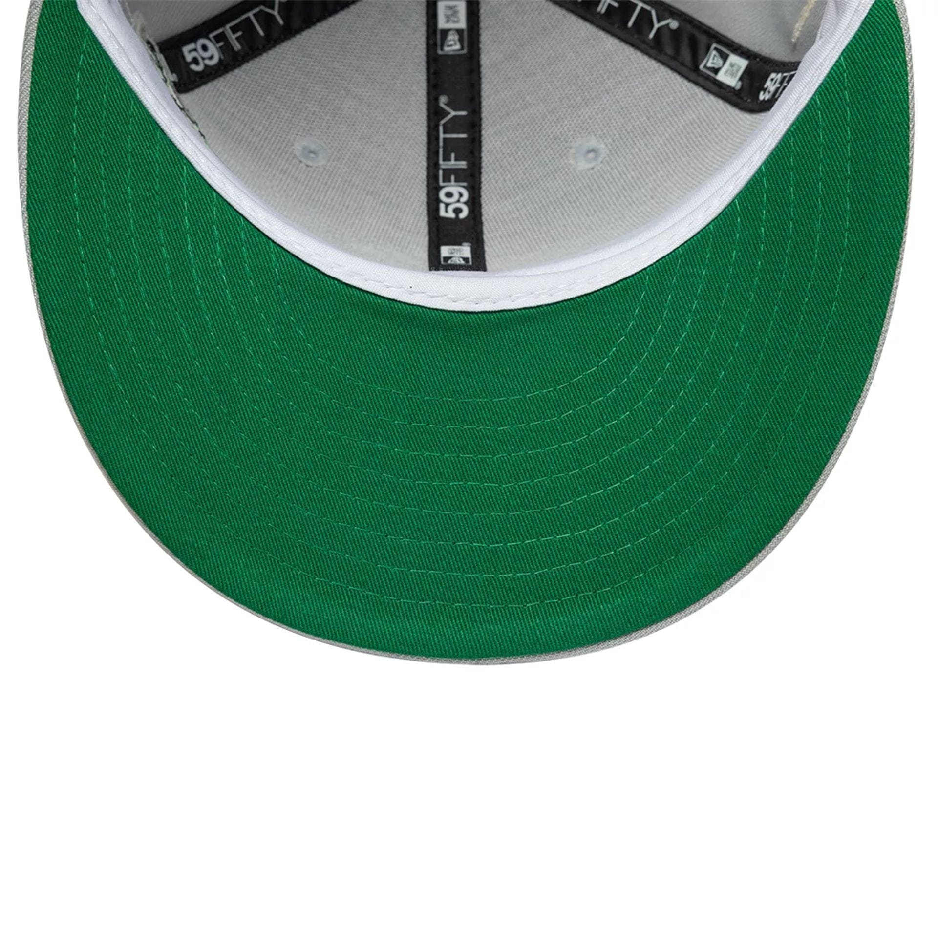 This is a  New Era Planet Icon Grey 59FIFTY Fitted Cap 2