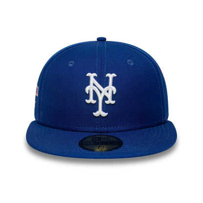 This is a New York Mets MLB Seasonal Blue 59FIFTY Fitted Cap 4