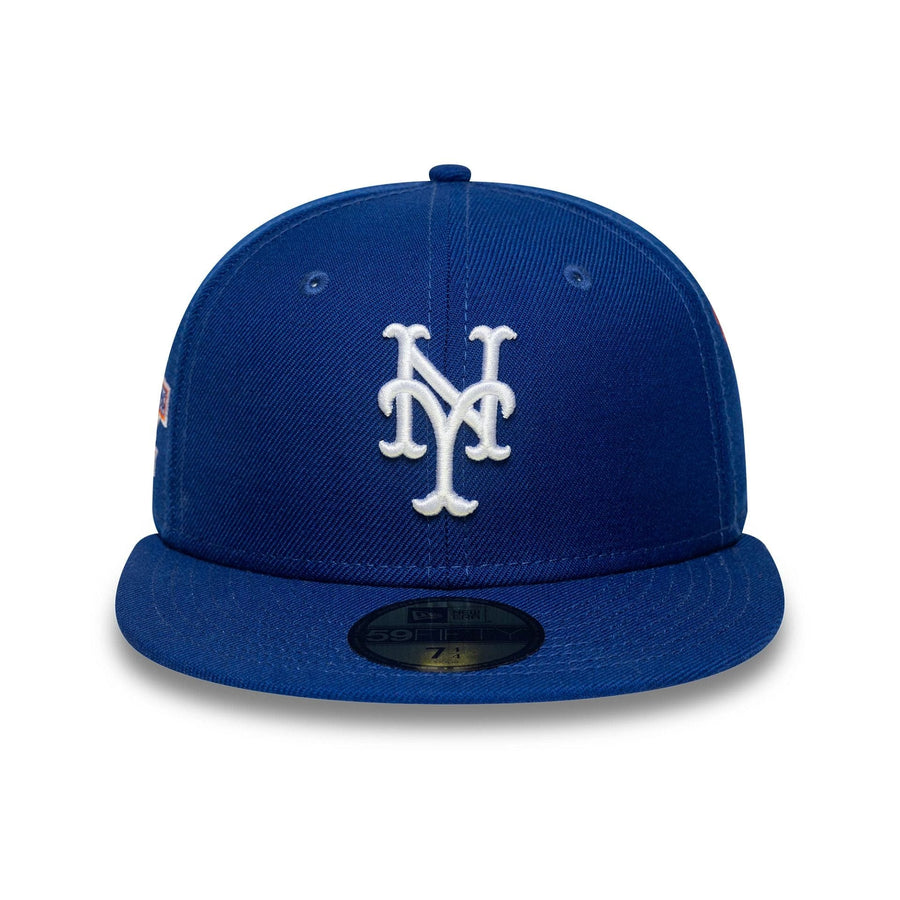 This is a New York Mets MLB Seasonal Blue 59FIFTY Fitted Cap 4