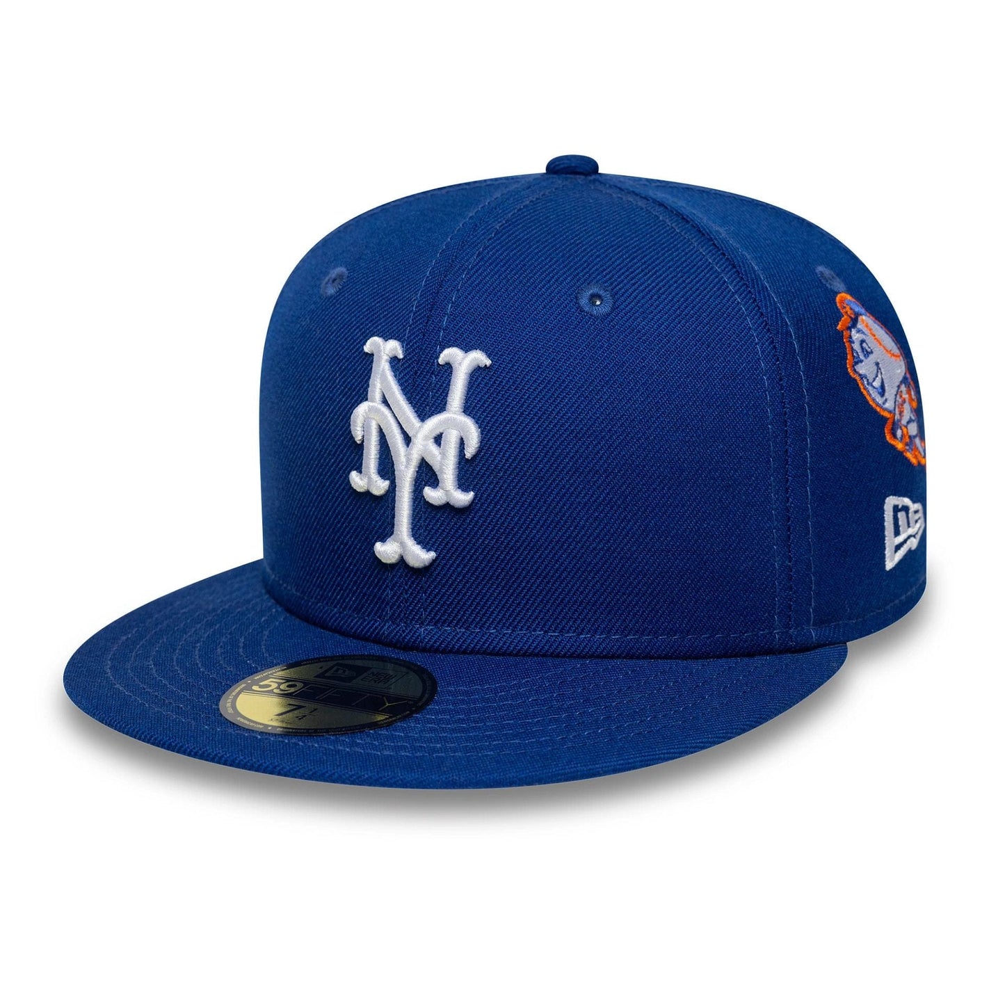 This is a New York Mets MLB Seasonal Blue 59FIFTY Fitted Cap 5