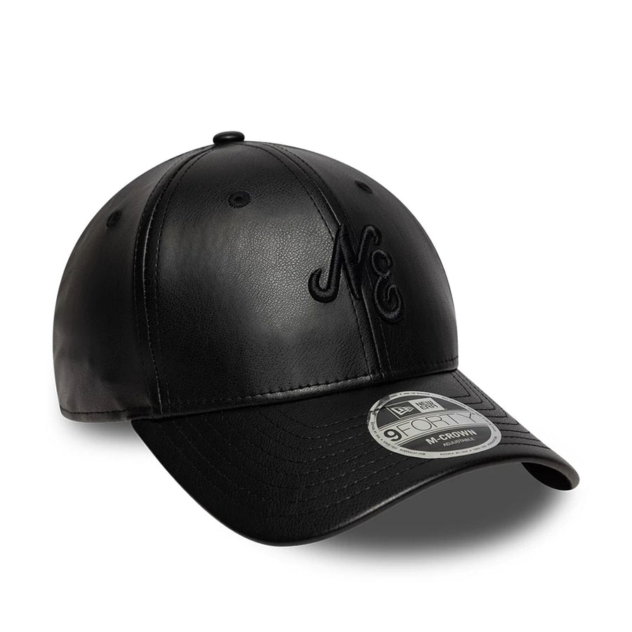 This is a  New Era PU Black 9FORTY M-Crown Adjustable Cap 3