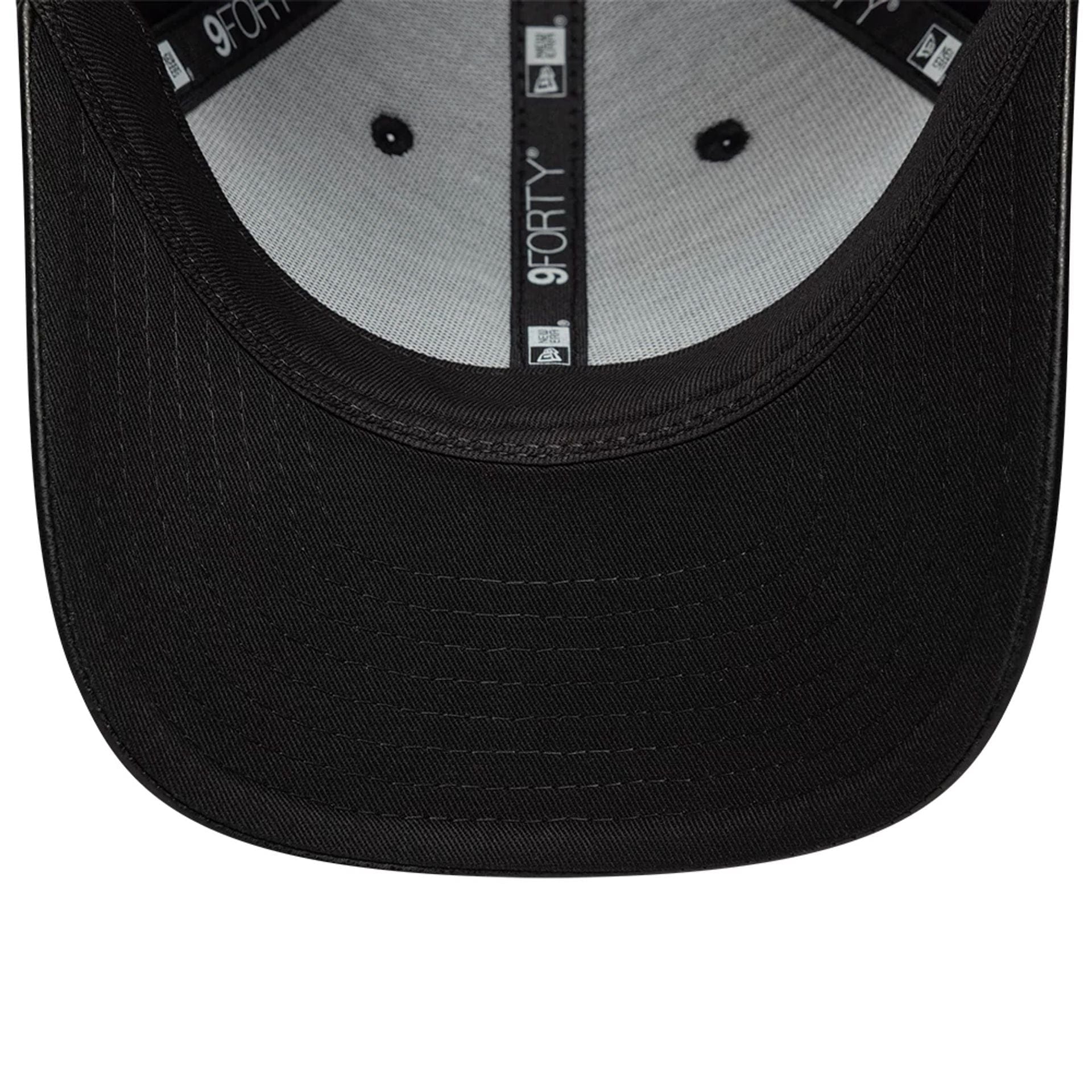 This is a  New Era PU Black 9FORTY M-Crown Adjustable Cap 7