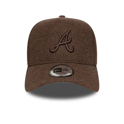This is a Atlanta Braves MLB Dark Brown 9FORTY E-Frame Adjustable Cap 2