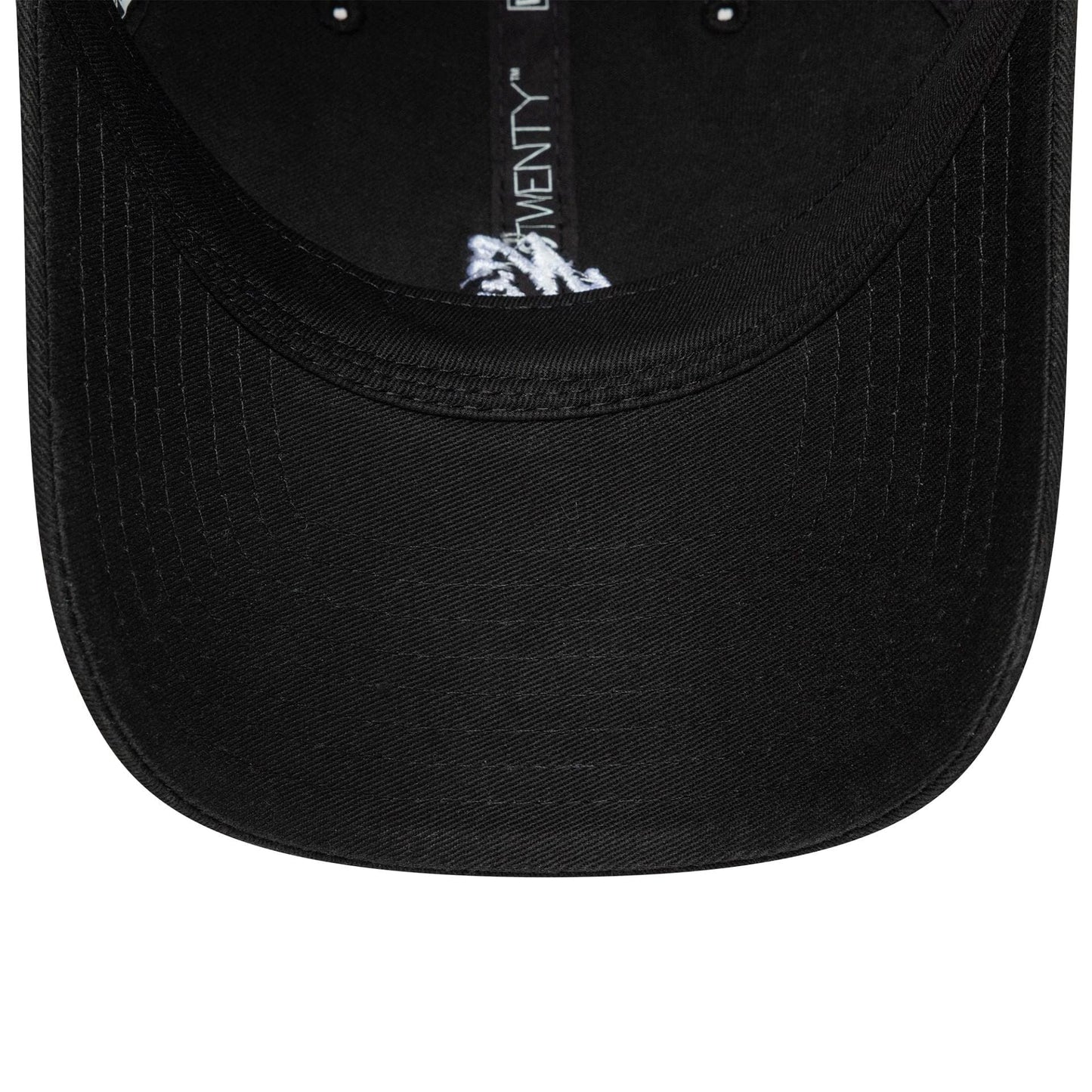 This is a  New Era Washed Mini Logo Black 9TWENTY Adjustable Cap 7