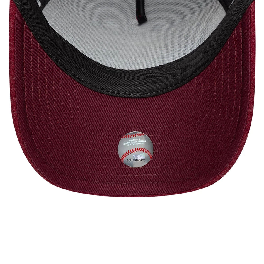 This is a LA Dodgers MLB Melton Dark Red 9FORTY E-Frame Adjustable Cap 7