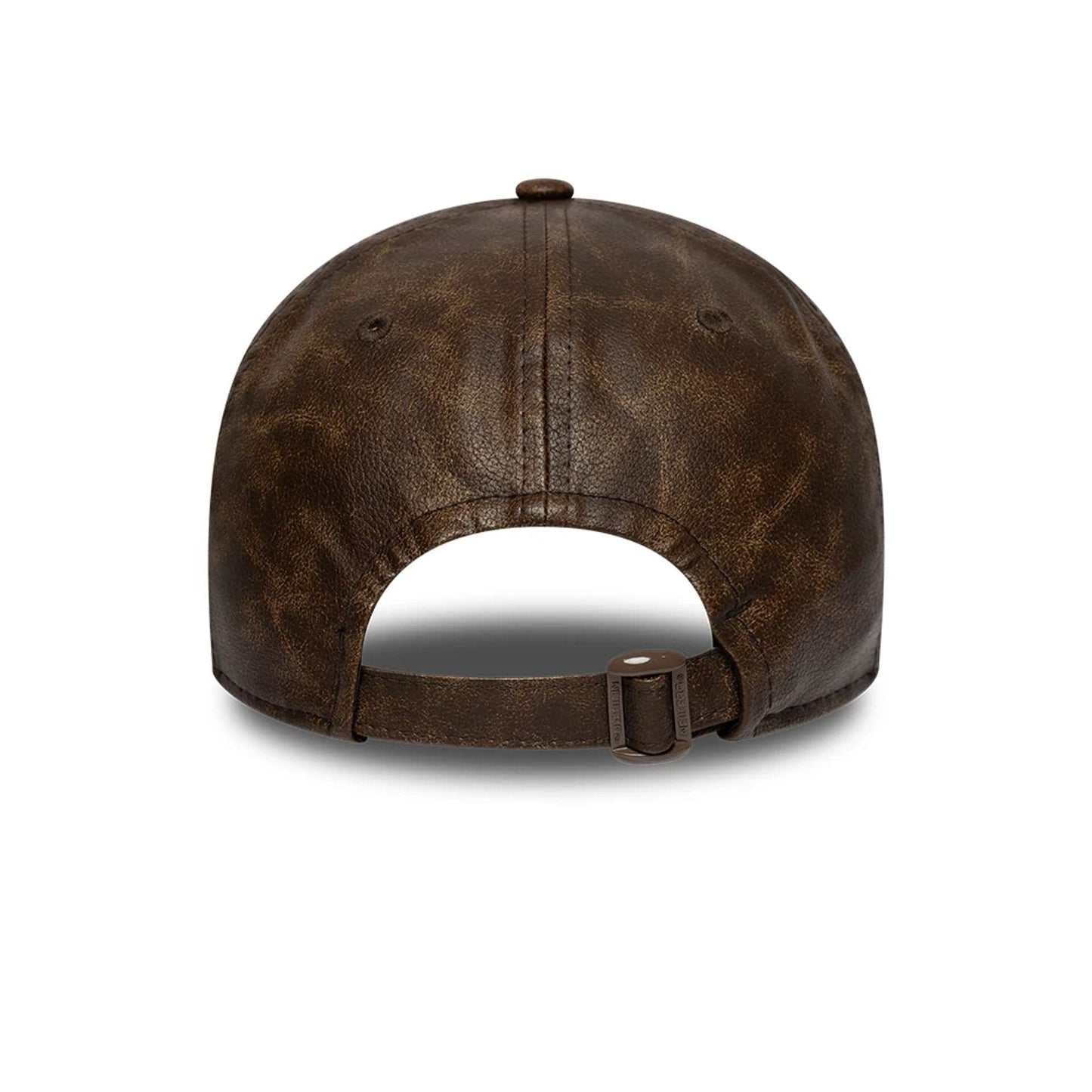 This is a  New Era Worn PU Dark Brown 9TWENTY Adjustable Cap 7