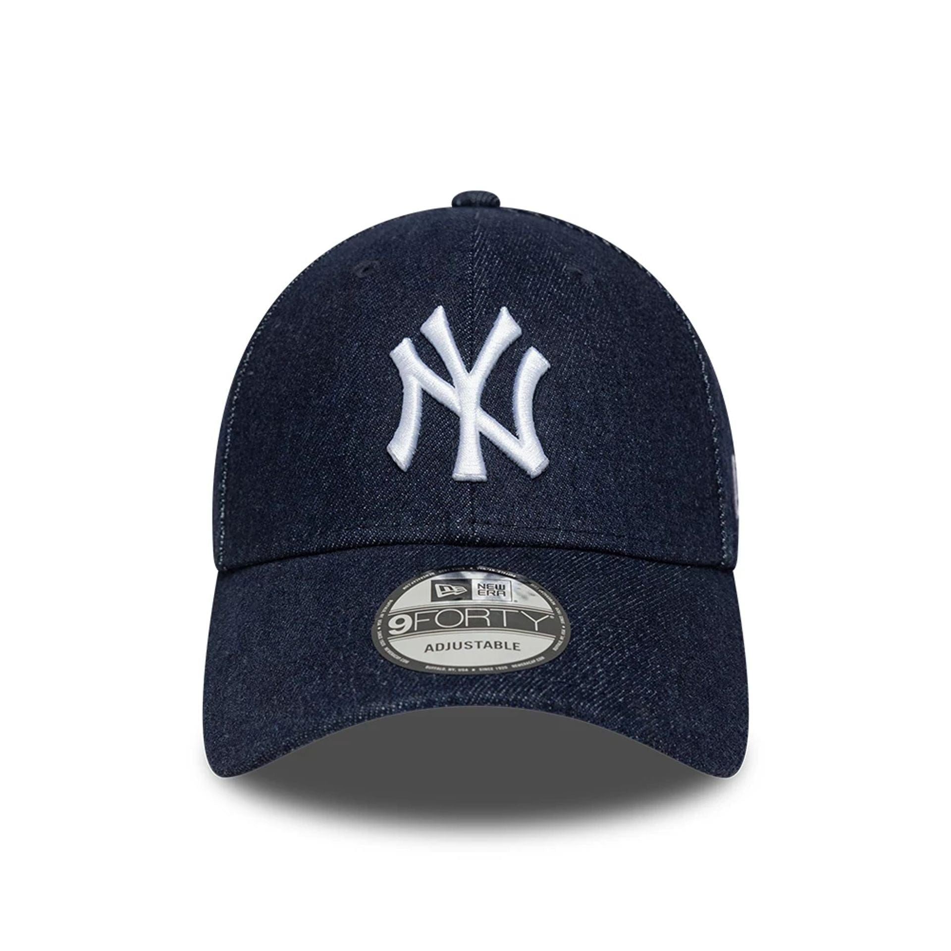 This is a New York Yankees MLB Denim Blue 9FORTY Adjustable Cap 2