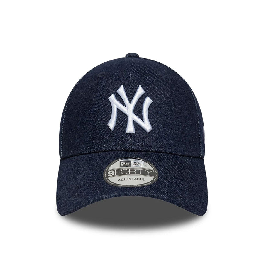 This is a New York Yankees MLB Denim Blue 9FORTY Adjustable Cap 2