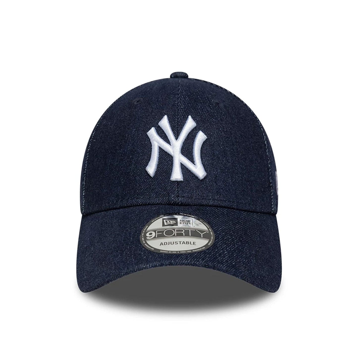 This is a New York Yankees MLB Denim Blue 9FORTY Adjustable Cap 2