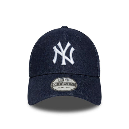 This is a New York Yankees MLB Denim Blue 9FORTY Adjustable Cap 2