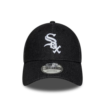 This is a Chicago White Sox MLB Denim Black 9FORTY Adjustable Cap 2
